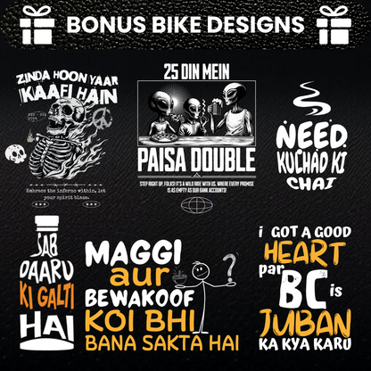 🚀 First Time Ever! 500+ Exclusive Hindi Streetwear Designs
